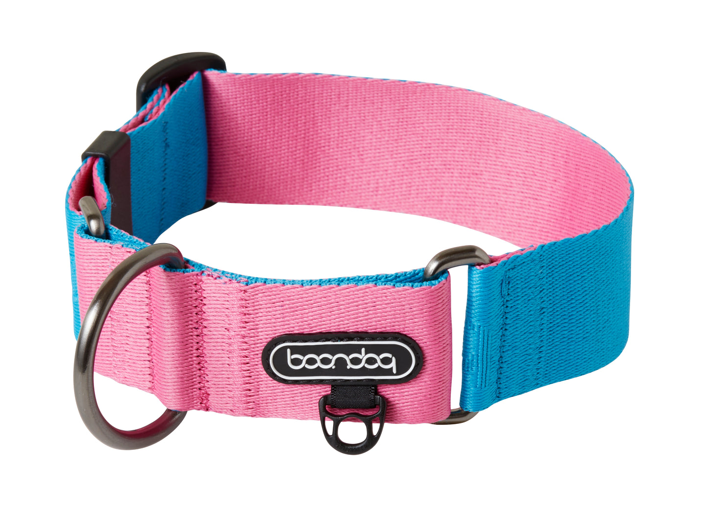 Martingale Wide Collar - Aqua Pink