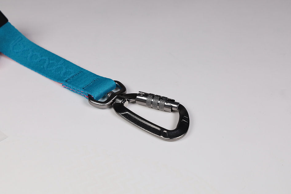 Dual Leash 雙扣防暴衝可調節式牽引繩 - 黃色