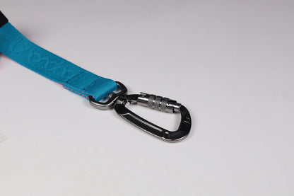 Dual Leash 雙扣防暴衝可調節式牽引繩 - 綠橘色