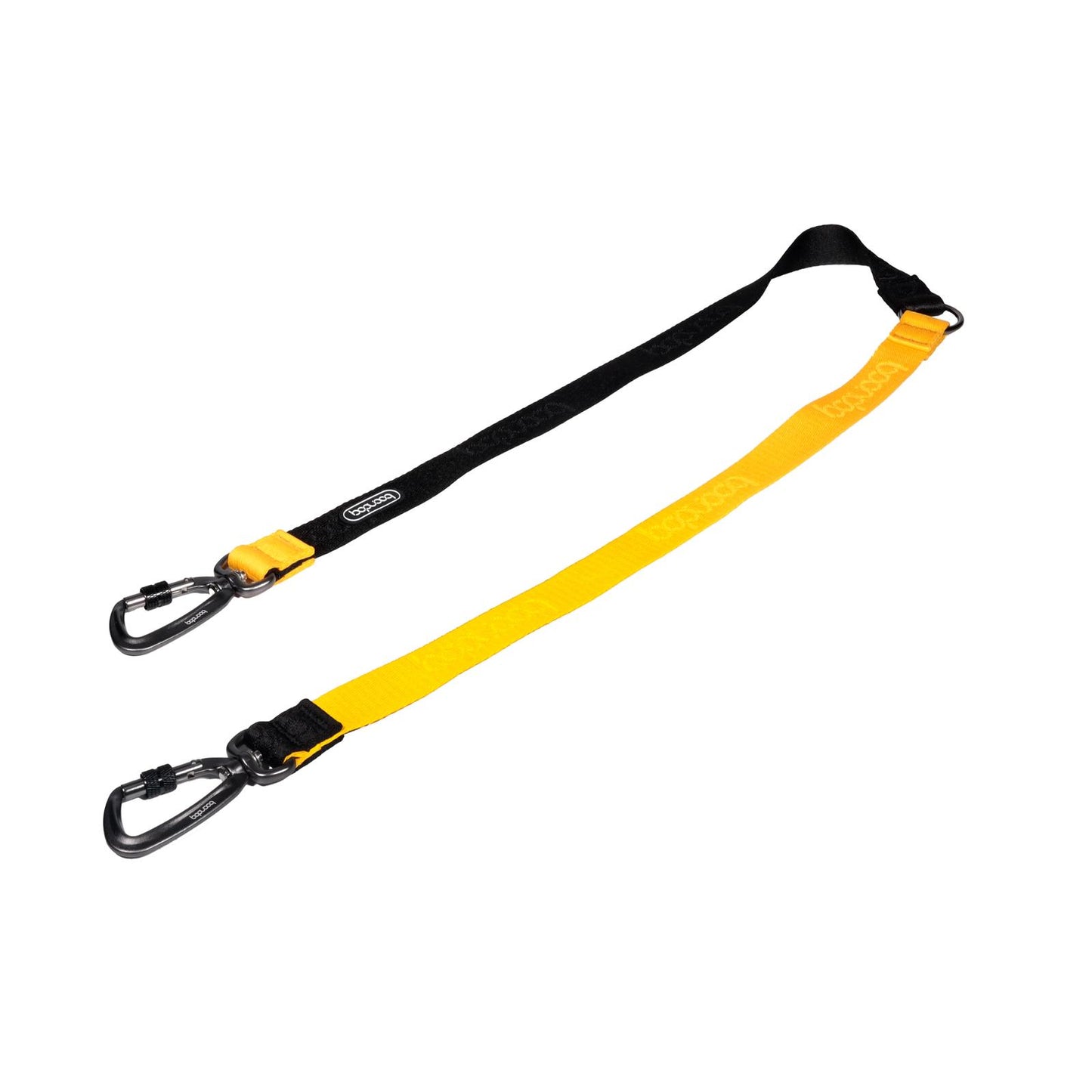 Twin Leash - Black & Yellow (Carabiner)